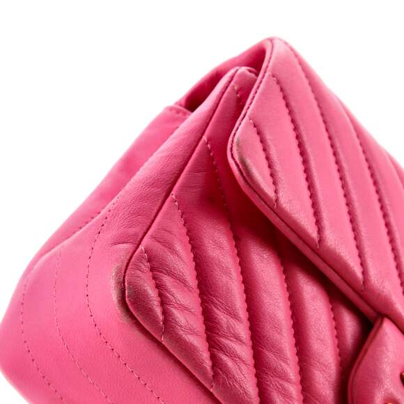 Chanel Classic Single Flap Bag Chevron #239909C33B - Picture 7 of 9